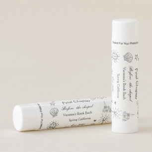 Final Chapter Before the Chapel Book Bachelorette Lip Balm