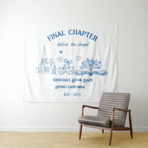 Final Chapter Before the Chapel Book Bachelorette Tapestry