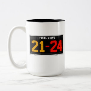 Final Drive Football Two-Tone Coffee Mug