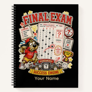 Final Exam Success Engine Personalized Funny Notebook