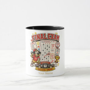Final Exam Success Pending Personalized Funny Stud Mug
