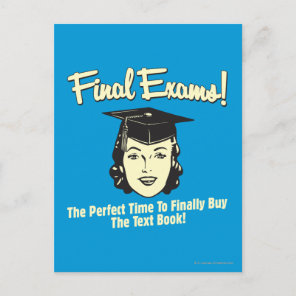 Final Exams: Finally Buy the Text Book Postcard