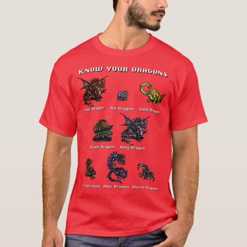 Final Fantasy Know Your Dragons T_Shirt