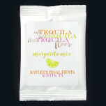 Final Fiesta Bachelorette Margarita Mix Favor<br><div class="desc">One tequila, two tequila, three tequila... floor! Celebrate your Bachelorette with a Final Fiesta! This fun favor has modern typography with neon colors on a clean white background to get the party started! There's not a more perfect party favor for a fiesta than margarita mix! All detail text is editable,...</div>