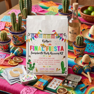 Final Fiesta Bachelorette Party Recovery Kit Favor Bag