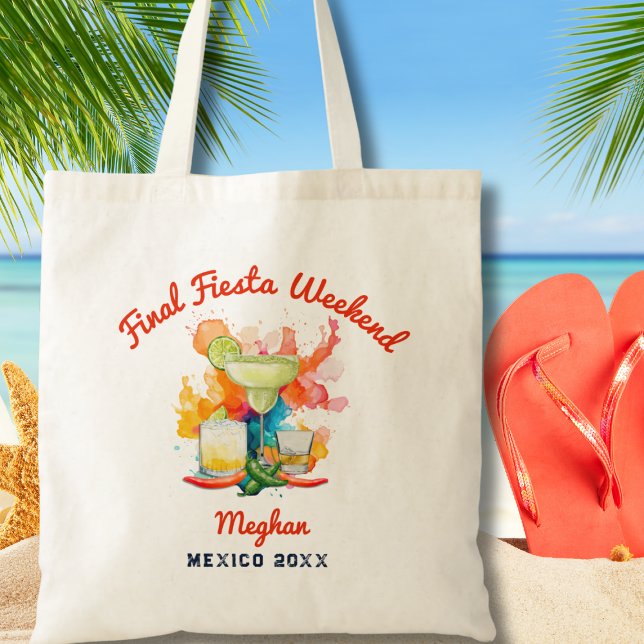 Final Fiesta Bachelorette Weekend Tote Bag Mexico  (Creator Uploaded)