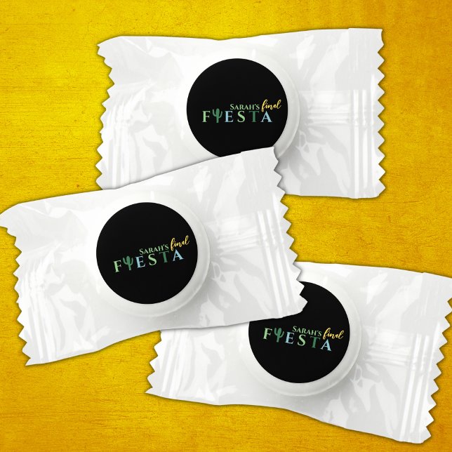 Final Fiesta Cactus Mexican Bachelorette Party Life Saver® Mints (Final fiesta bachelorette candy favors mexican bachelorette)