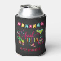 Final Fiesta Can Cooler - BLK