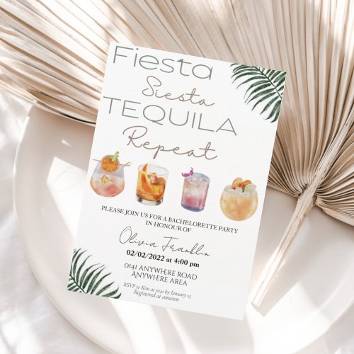 Final fiesta Mexican bridal shower  Invitation