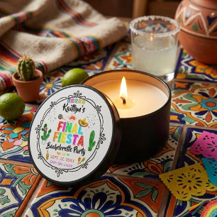 Final Fiesta Mexicana Bachelorette Party Mini Candle Favors