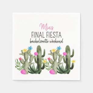 Final Fiesta Party Napkin