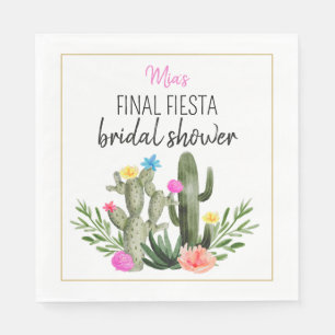 Final Fiesta Personalized Napkin