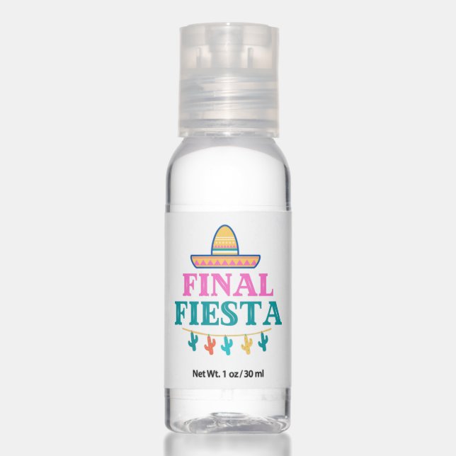 Final Fiesta Sombrero  Hand Sanitizer (Front)