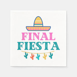 Final Fiesta Sombrero Napkins