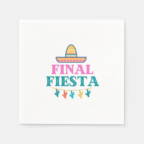 Final Fiesta Sombrero Napkins