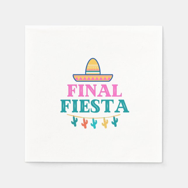 Final Fiesta Sombrero Napkins (Front)