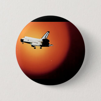 Final Flight Nasa Space Shuttle Program Pinback Button