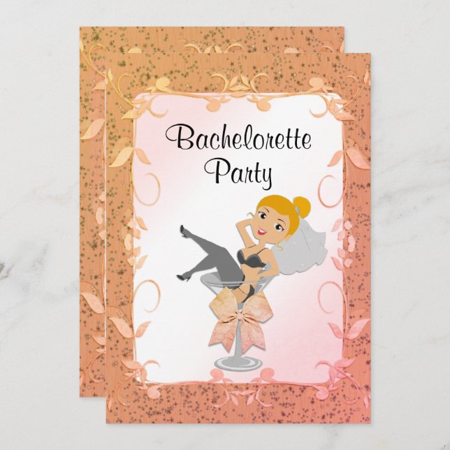 Final Fling Bachelorette Party Invitation (Front/Back)