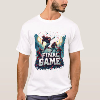 Final Game – Championship Football Action T-Shirt