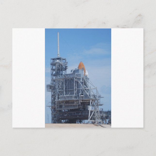 Final Launch of Atlantis Postcard (Front)