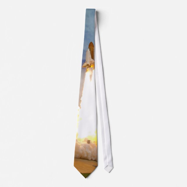 Final Mission Launch of the Space Shuttle Neck Tie (Front)