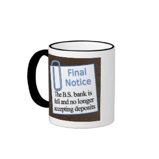 Final Notice mug