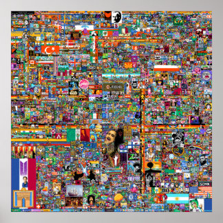 Final r/Place Canvas Poster
