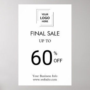 Final Sale Business Event Logo Store Discount Poster
