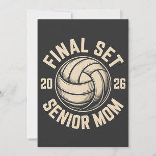 Final Set Senior Mom 2026 Graduation Volleyball Announcement