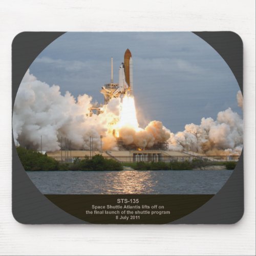Final Space Shuttle launch STS_135 Atlantis Mouse Pad