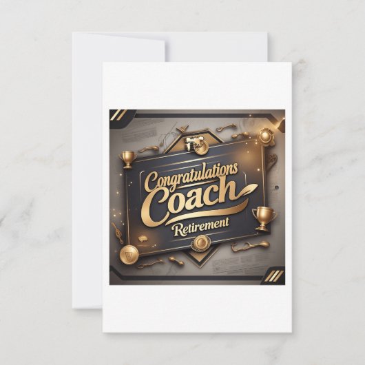 "Final Whistle: Happy Retirement, Coach!" (Front)