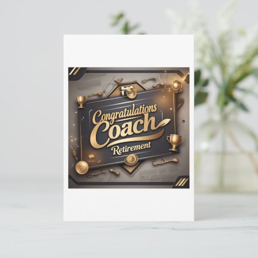 "Final Whistle: Happy Retirement, Coach!" (Standing Front)