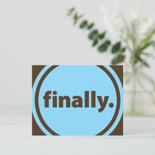 Finally. (Standing Front)