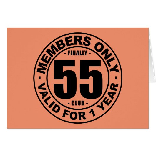 Finally 55 club (Front Horizontal)