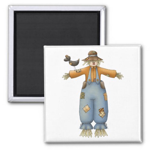 Finally Fall  Scarecrows Magnet