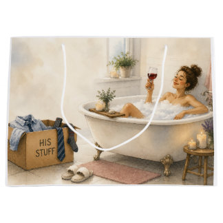 Finally Free - Happy Divorce Gift Large Gift Bag