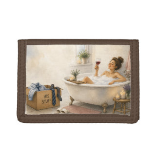Finally Free - Happy Divorce Gift Tri-fold Wallet