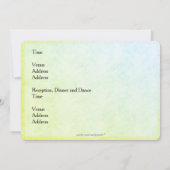 Finally Getting Wed Funny African American Couple Invitation (Back)
