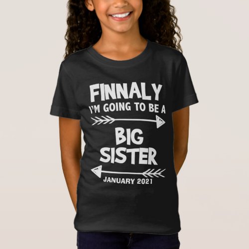 finally going to be a big Sister announcement T_Shirt