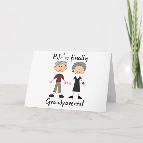Finally Grandparents Card