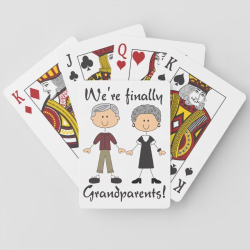 Finally Grandparents Playing Cards