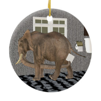 Finally Housebroken Ceramic Ornament