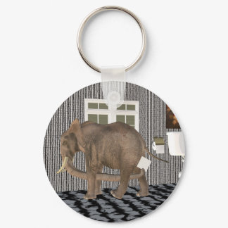 Finally Housebroken Keychain