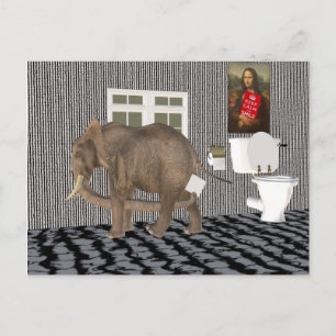 Finally Housebroken Postcard