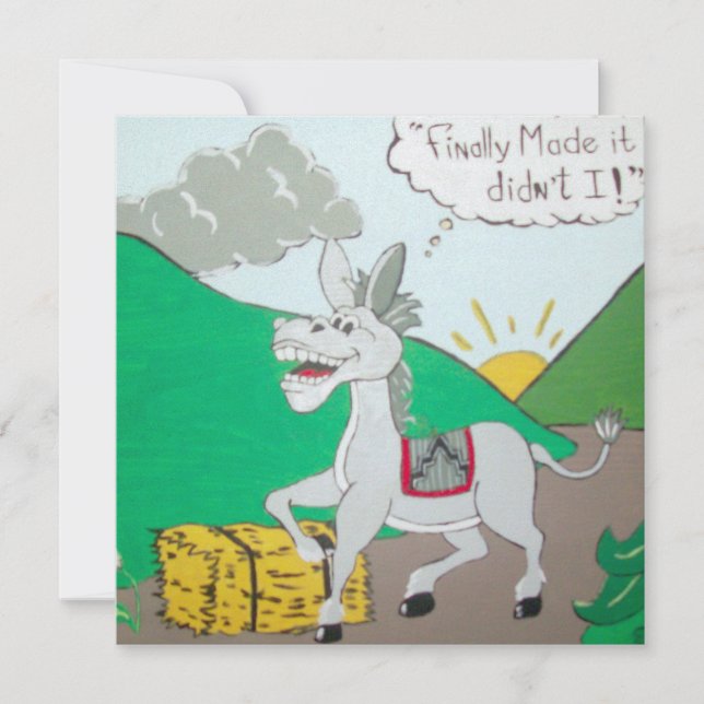 Finally Made It Invitation (Front)