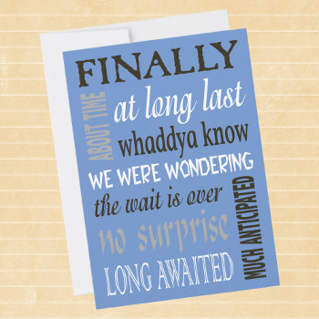 Finally Married Your Background Wedding Invitation by Sideview at Zazzle