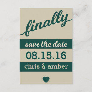Finally ! Save the Date