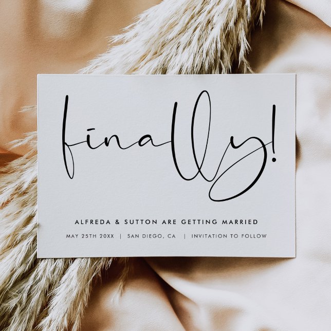 Finally Save The Date (Creator Uploaded)