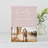 Finally save the date script simple rose photo (Standing Front)