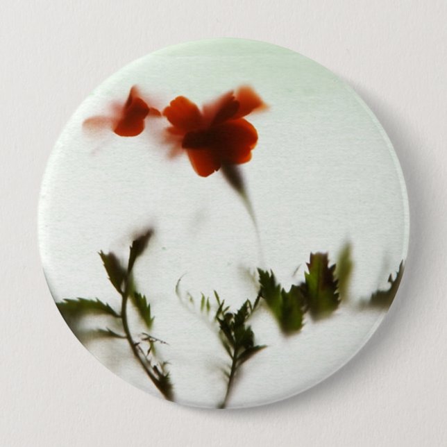 Finally spring! pinback button (Front)